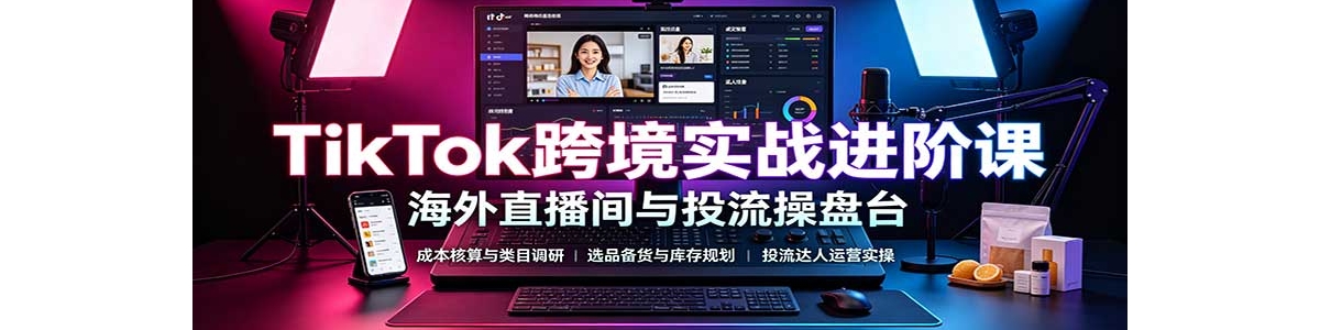 TikTok�羳ʵս���׿Σ��ɱ�������Ŀ���У�ѡƷ������Ͷ��������Ӫ